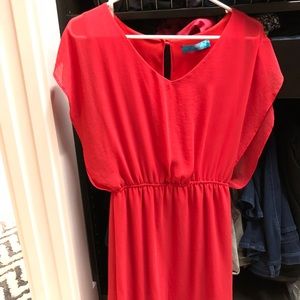 Flutter sleeve dress